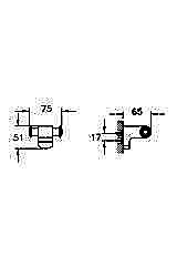 Base 700 A44073 Ikili Askı, Krom