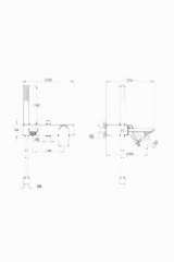 Vitra Memoria A42334 Banyo Bataryası El Duşlu Krom