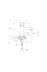 Minimax S A41984 Lavabo Bataryası, Krom