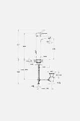 X Line A42326 Lavabo Bataryası,sifon Kumandalı,krom