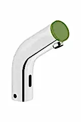 Sento Çocuk A47188 Temassız Lavabo Bataryası, Elektrikli, Tek Su Girişli, Krom - Yeşil